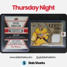 2024 UPPER DECK TIM HORTONS #J-SA JUUSE SAROS NHL JERSEY RELICS REDEMPTION SSP