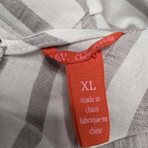Tuta Chelsea Violet grigia bianca a righe nuova con etichetta taglia XL - Foto 5 di 5