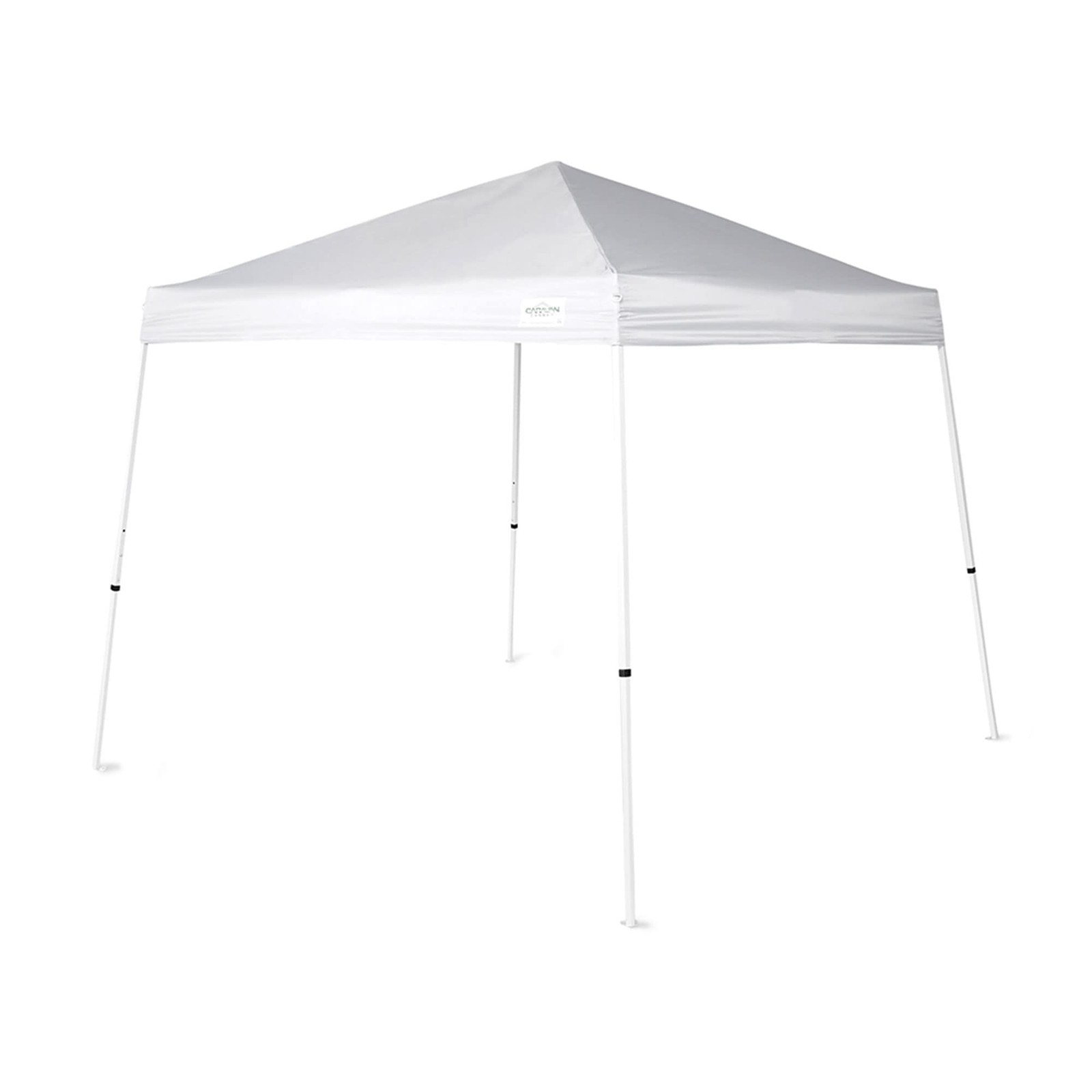 V Series 2 10' X 10' Entry Level Angled Leg Instant Canopy, White