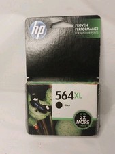 Genuine HP 564XL Black Ink Cartridge Exp: Jan 2015 Free Shipping