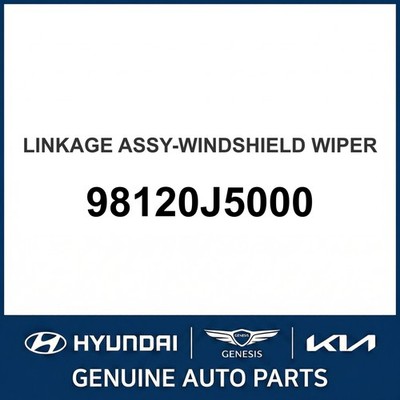 2018-2023 Kia Stinger Linkage Assembly-Windshield Wiper OEM New 98120J5000