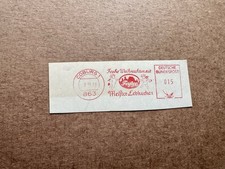 Niemcy Walentynkowy miernik tematyczny cięty kawałek (H) +1963 WILHELM FEYLER +Twin Angels