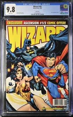 Wizard Magazine #82 CGC 9.8 only 1 Census 1998 JLA Justice League Variant Cover