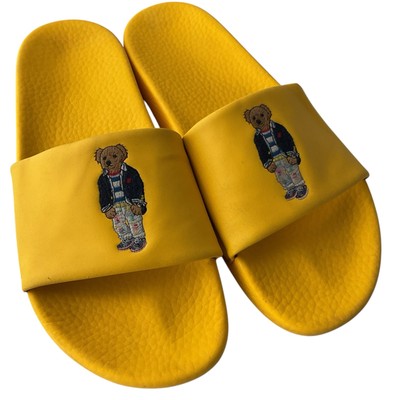 Polo Ralph Lauren Slides Sandals Polo Bear Yellow Men main image 4