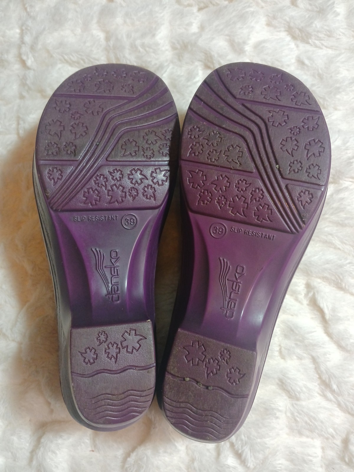 Dansko Pixie Purple Floral Embossed Work Nursing … - image 8