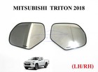 Pair RH+LH Len Glass Side Mirror Fits Mitsubishi L200 Triton GLS GT 2019 - 2023