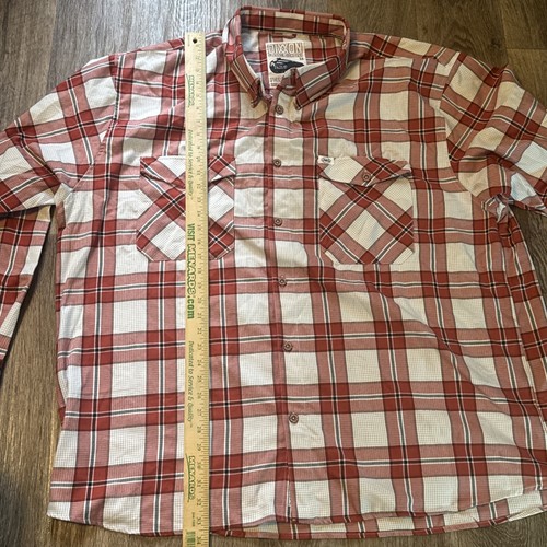 Chemise flanelle DIXXON S&S cyclisme tramp homme taille 5XL orange avec plaid pied de poule - Photo 6/6