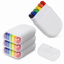 6-Color Washable Rainbow Face Body Painting Crayon Pen Kit   Pride Day, Party