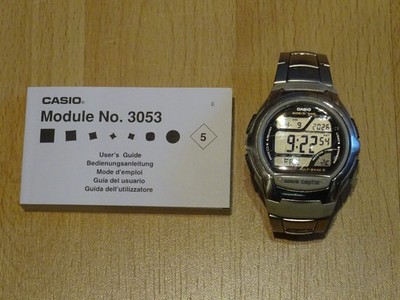 Casio Wave Ceptor WV-58E (Model 3053) Funkuhr mit Weltzeit