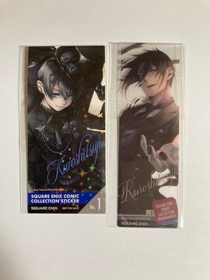 Black Butler Comic Party Sticker Clear Bookmark