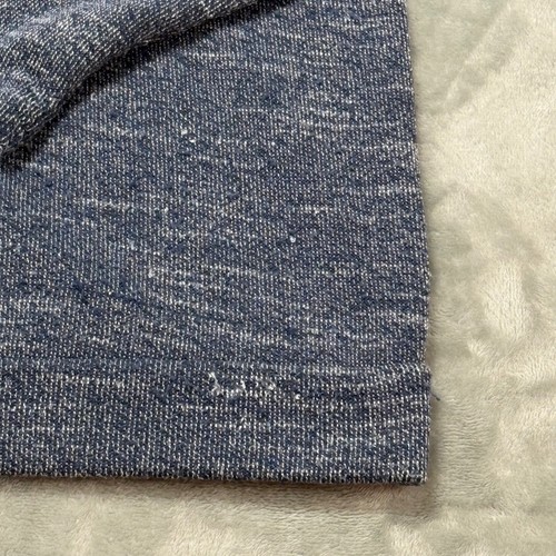 Rae Dunn Women's XL Full Zip Hoodie Blue Heathered Lightweight Jacket - Picture 6 of 8