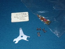 Vintage Aurora Special Racing Oil, Track/Rail Cleaning Bar, Wrench