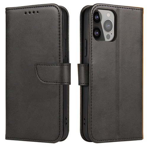 Magnet Case etui Nothing Phone 1 pokrowiec z klapką portfel podstawka czarne - Zdjęcie 2 z 7