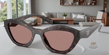PRADA PR A02S 17N60B Root Tortoise Light Brown 52 mm Women's Sunglasses