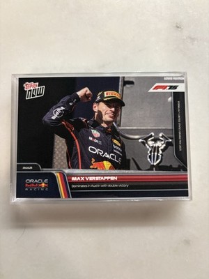 2025 Topps Now F1 Max Verstappen Card #071   Double Victory in Austin   USGP