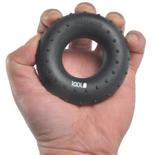 100LB Hand Gripper Grip Ring Forearm Wrist Finger Exerciser Strengthener