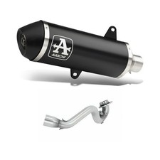 Marmitta collettore racing ARROW Urban nera per APRILIA 500 SCARABEO 2003-2012