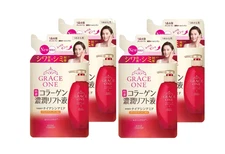 KOSE GRACE ONE Wrinkle Lift Milky Lotion Refill 200ml x 4 All in One Aging Care
