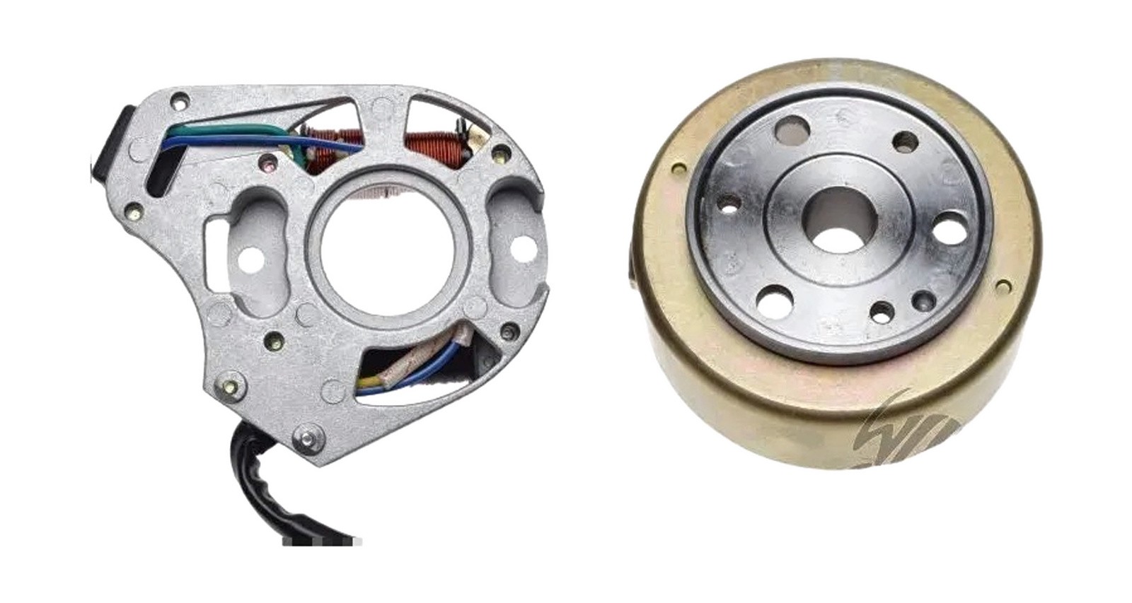 Stator de magnéto et roue magnétique 4T pour réparer l'allumage de scooter