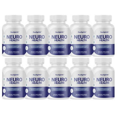 Neuro Health Formulated to Support Memory & Brain Health Supplement- 10 Bottles
