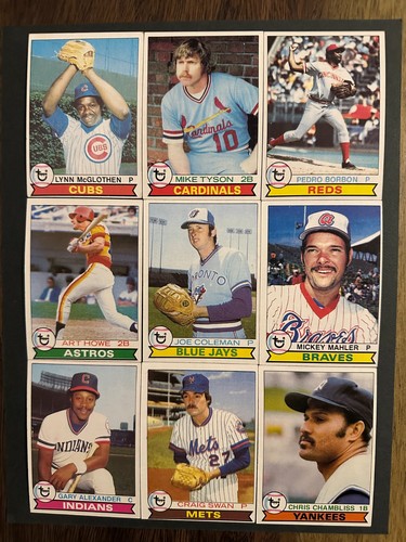 1979 TOPPS BASEBALL CARDS - You Pick - Complete Your Set #1-380 - Picture 190 of 231