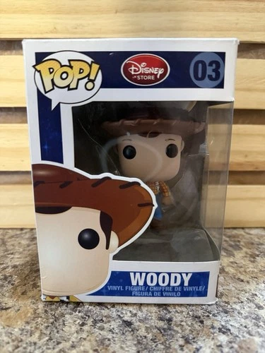 Funko Pop! Woody #03 - Red Label Disney Store - Vaulted TOY STORY VINYL 2011