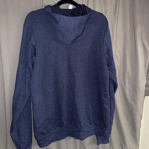 Bella + Canvas Unisex Sz Large Triblend Full-Zip Lightweight Hoodie Fleece 3939 - Picture 3 of 11