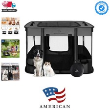 40x32x24 Inches Dog Playpen,Pet Playpen,Foldable Puppy Cat Playpen,Portable E...