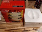 Vintage 2002 Gibson Coca-Cola 'Drive-In' Retired Pattern 3-Piece Nesting set