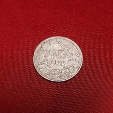 1910 Switzerland Silver 1/2 Franc Old World Coin
