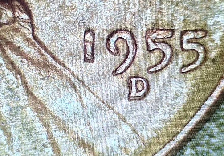 1955 D Wheat Cent RPM DDO DDR OCS Error Doubled Die Variety Cherry Pickers Brown - Image 4 of 4