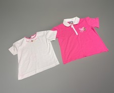Lot 2 Vintage Disney Mickey  Co. Minnie Mouse Girls Shirts Size 5/6 Waffle Tee