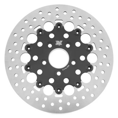 TP Black 11.5 Floating Hole Rear Brake Rotor Disc Harley Heritage Softail 86-06