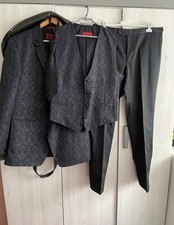 Hochzeitsanzug Herren Royal-Luxuriös Blau Bräutigam Anzug