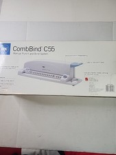 GBC CombBind C55 Manual Punch & Binding Machine w/ Box Office Document System