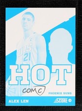 2013 Panini Black Friday Score Hot Rookies Progressions Cyan /5 Alex Len #9 RC
