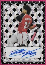 2022 Leaf Metal Perfect Game Baseball RALPHY VELAZQUEZ Black Autograph 3/5