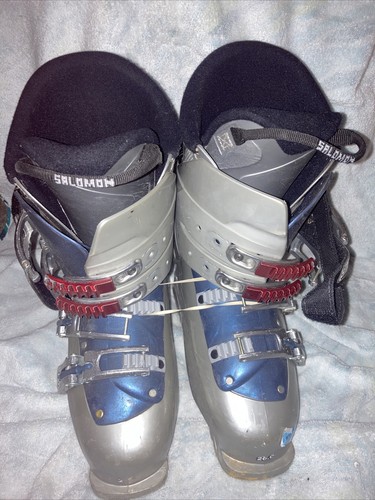 Salomon 660 Performa grau Skischuhe Herren 26/307 Classic 4-Schnallen *RAR!* - Bild 1 von 6