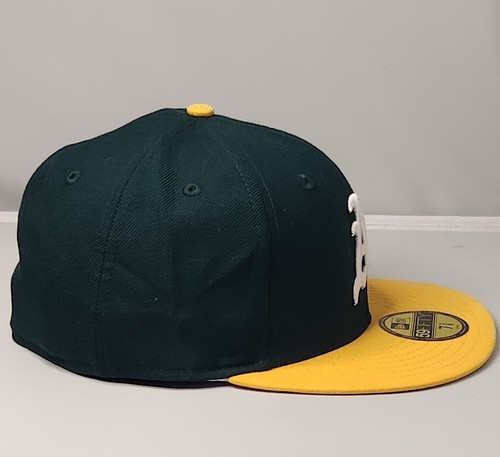 New Era Oakland A's Athletics 59Fifty Wool Fitted Sz 7-3/8 World Series Patch - Picture 4 of 7