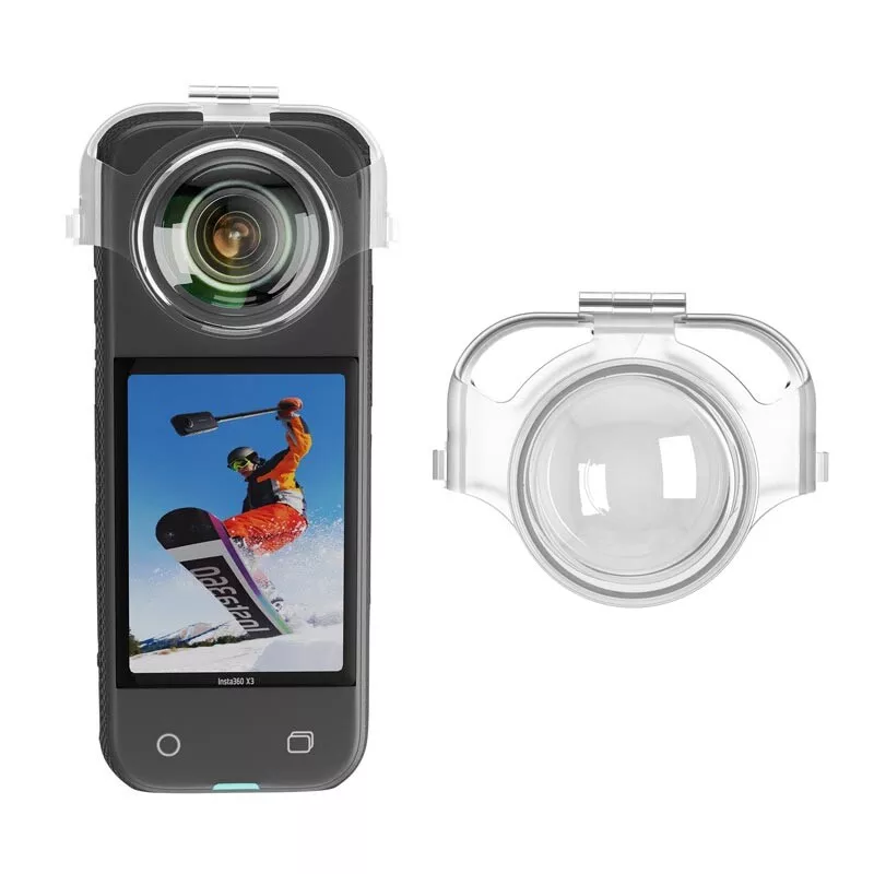 Pour objectif d'appareil photo Insta360 X3 étui housse de protection  chargeur ac