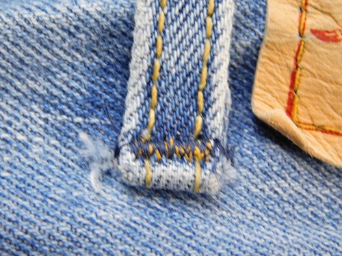 Levi's 501 Buttonfly Jeans Herren 38x32 Blau Denim Y2K Hip Hop Grunge - Bild 19 von 20