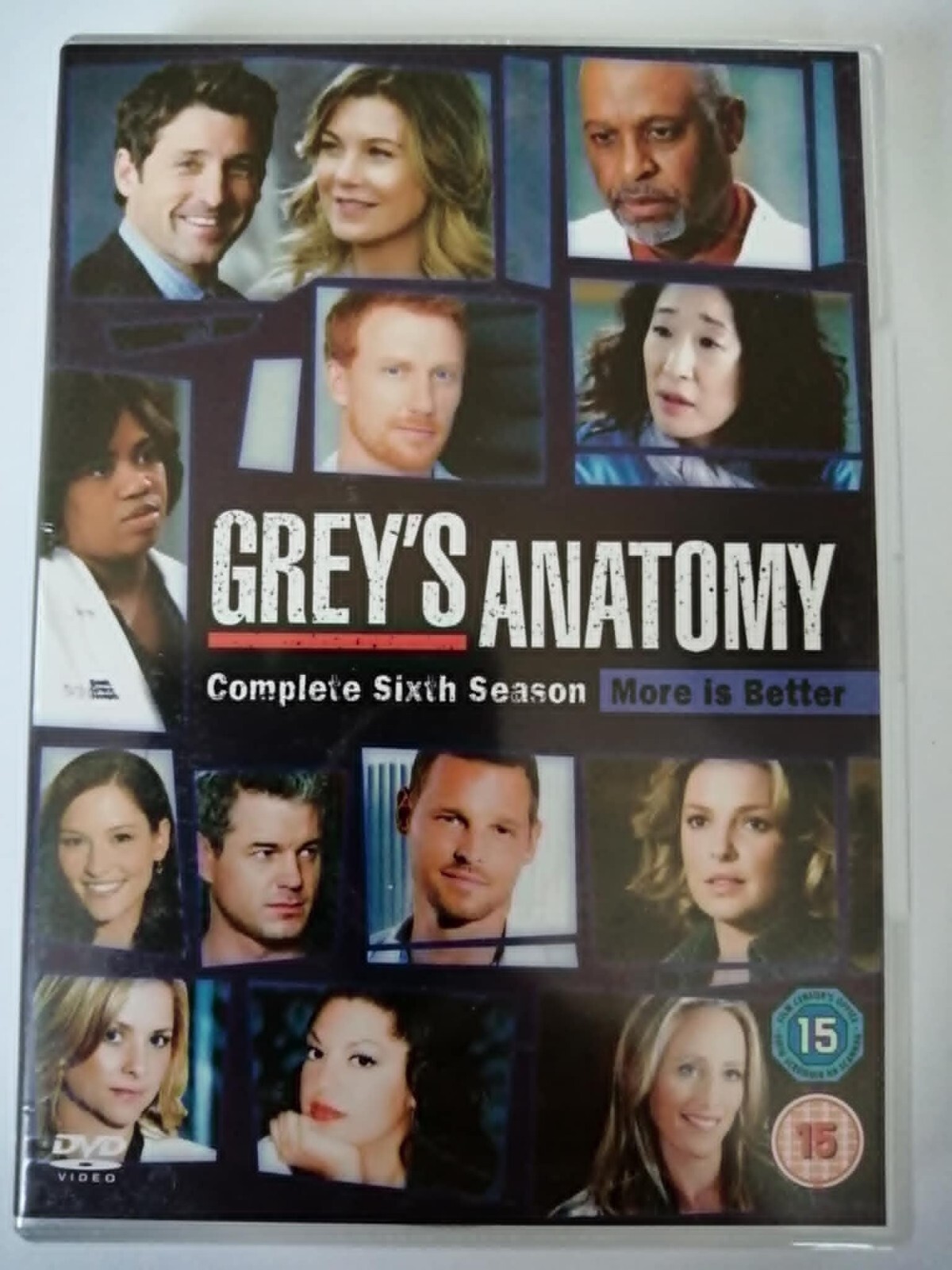 DVD Box Set. Grey's Anatomy Complete Sixth Season. Ellen Pompeo. Patrick Dempsey