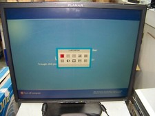 Monitor LCD Planar PL1900 19" con soporte, cable VGA y nueva fuente de alimentación