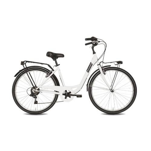 Alley 26.2 Bike City Women's 26 6v Steel Monotube White Size S B40263021 Myl