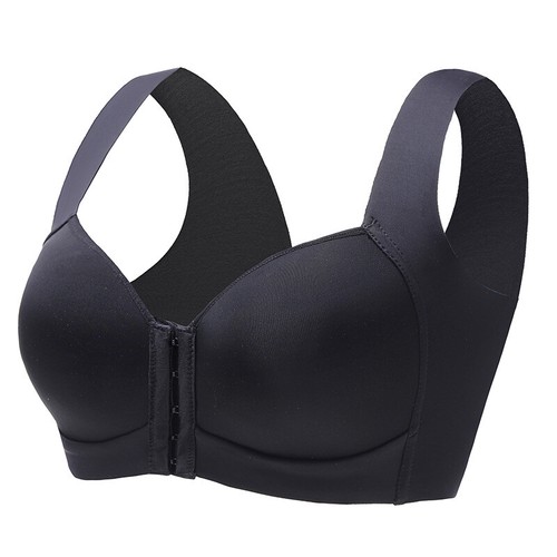 Sujetador push up con cierre frontal para mujer sin costuras copa delgada sujetador cómodo sin cables - Imagen 13 de 19