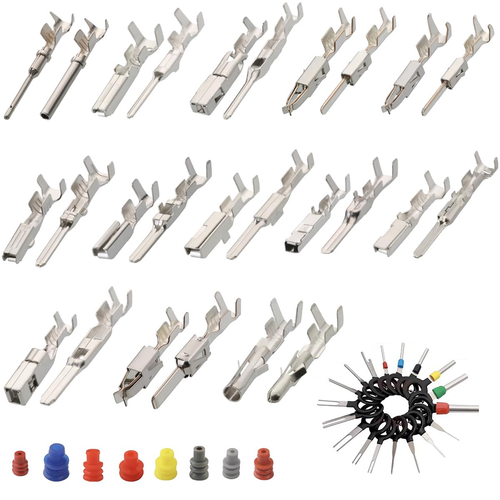 500Pcs Connector Pins Kit Terminal Pin Automotive Car Electrical 1/1.5/1.8/2.2/2 - Picture 7 of 12