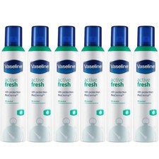 Vaseline Anti-Perspirant Aerosol Deodorant Active Fresh  250ml x 6