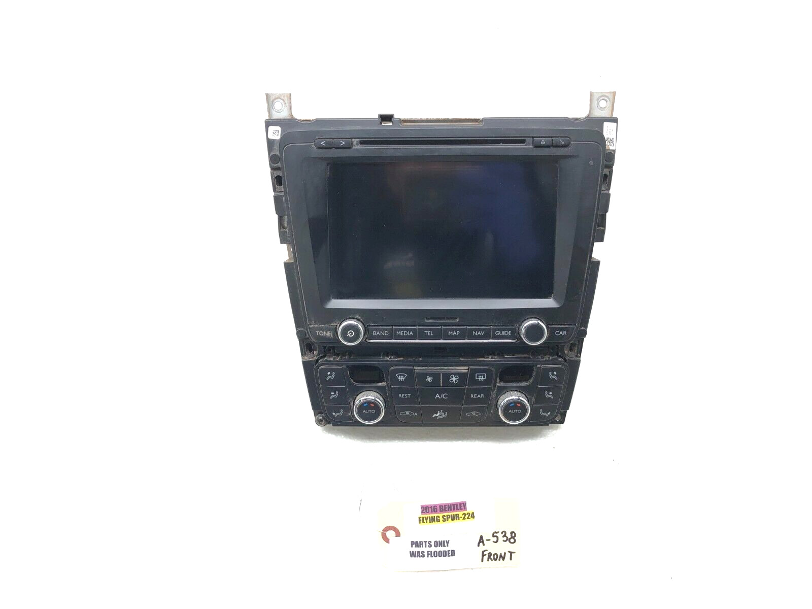 2014-2018 BENTLEY FLYING SPUR NAVI RADIO DISPLAY HEADUNIT SWITCHES #FOR PARTS.