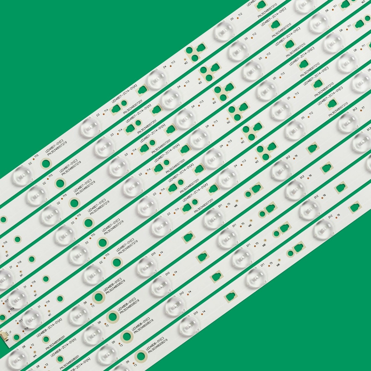 10pcs LED Backlight Strips For LE48D8810 30348007219 30348008219