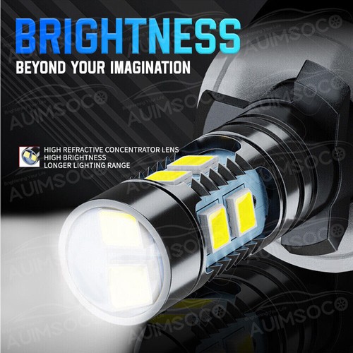 2PC 880 LED Fog Light Bulb DRL Newest CSP Chip 6000K Xenon White 890 892 893 899 - Picture 3 of 24